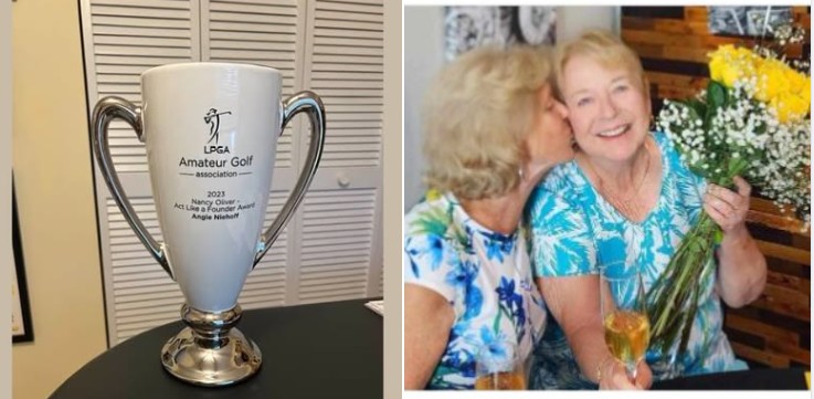 Congratulations Angie Niehoff, this years, Nancy Oliver, " Act Like a Founders Award"