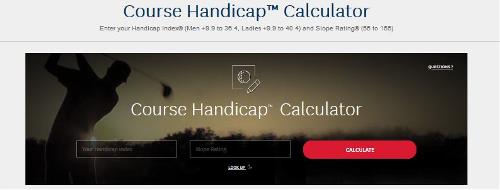 Course Handicap™ Calculator