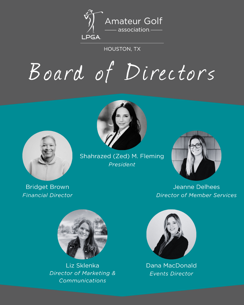 The board of directors for the 2026 Houston Chapter