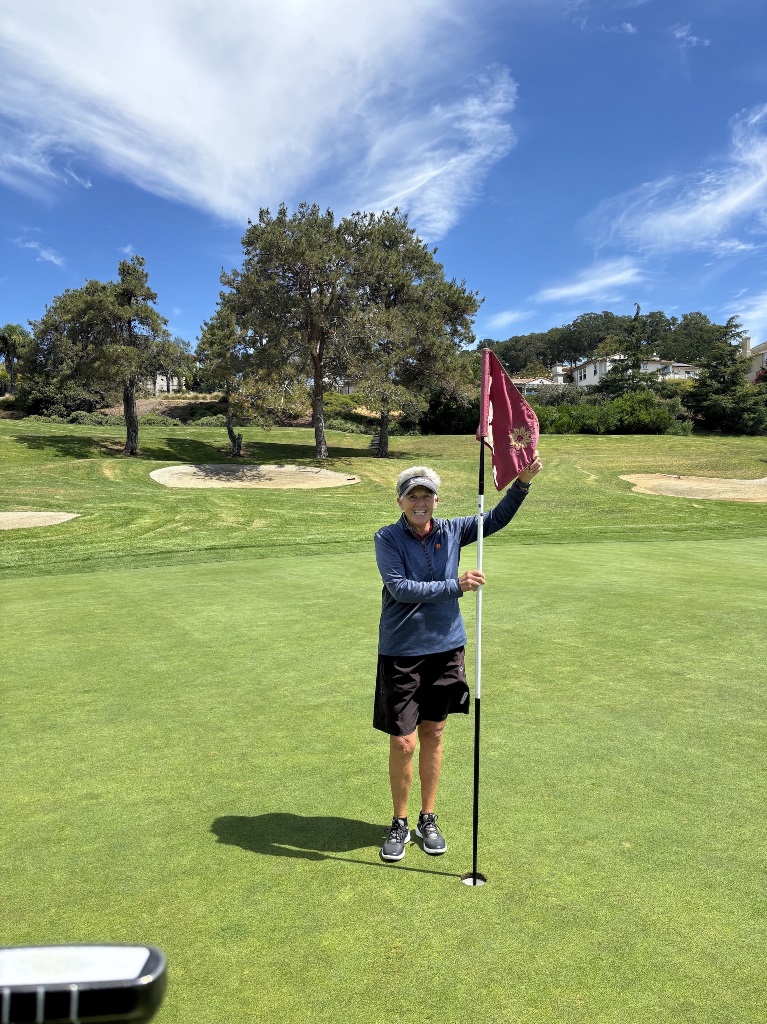 Marcia Whiting's FIRST Hole in One