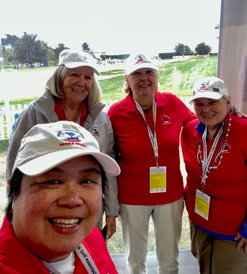 Volunteers at US Women's Open
