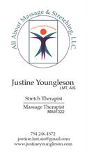 Massage business card