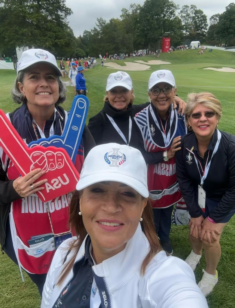 VOLUNTEERS AT THE SOLHEIM CUP